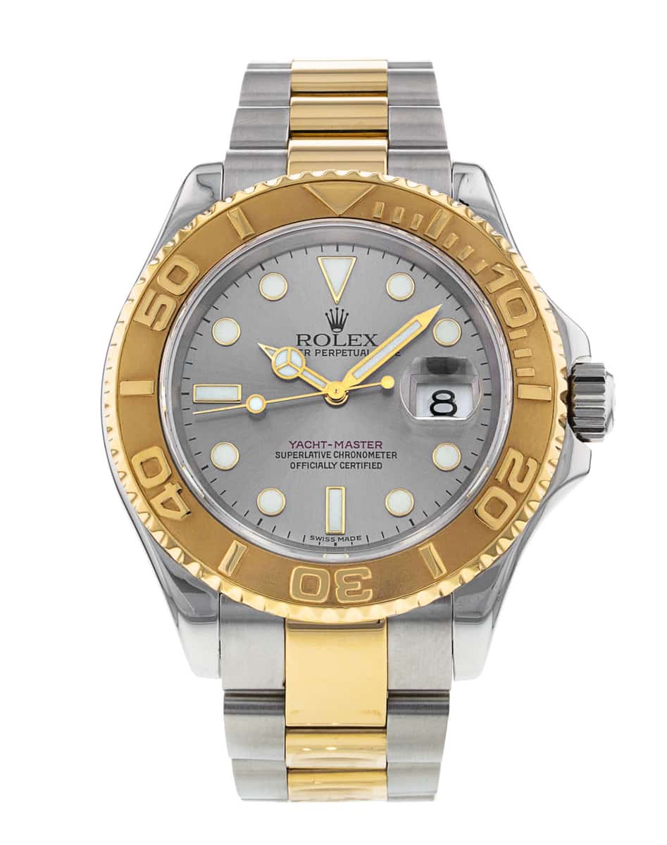 Rolex yacht master silver 2025 and gold